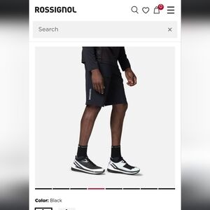 Rossignol Black SKPR Shorts - 11" Inseam